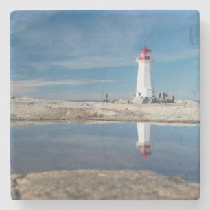 Peggy'S Cove Lighthouse Canada Stone Coaster