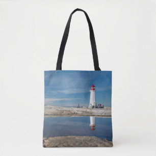 Peggy'S Cove Lighthouse   Canada Tote Bag