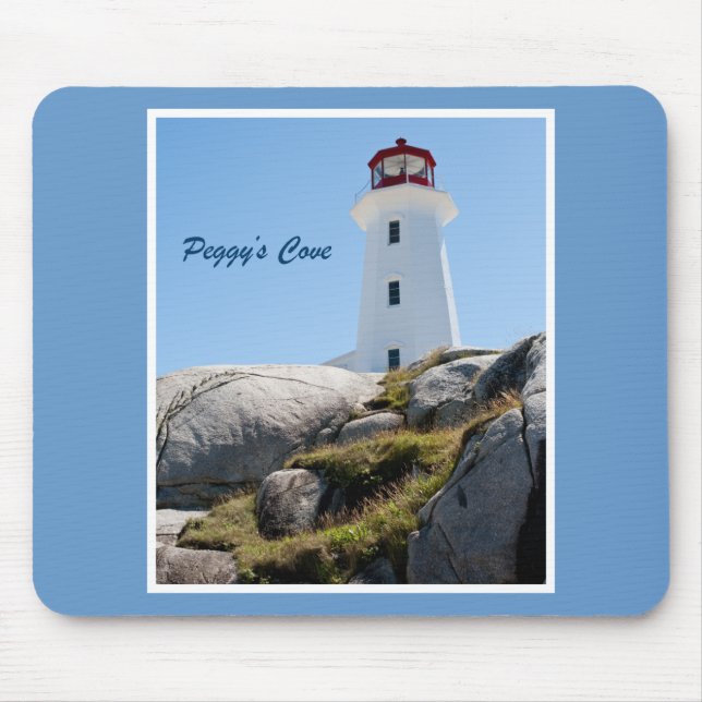Peggy's Cove Lighthouse Mouse Pad (Front)