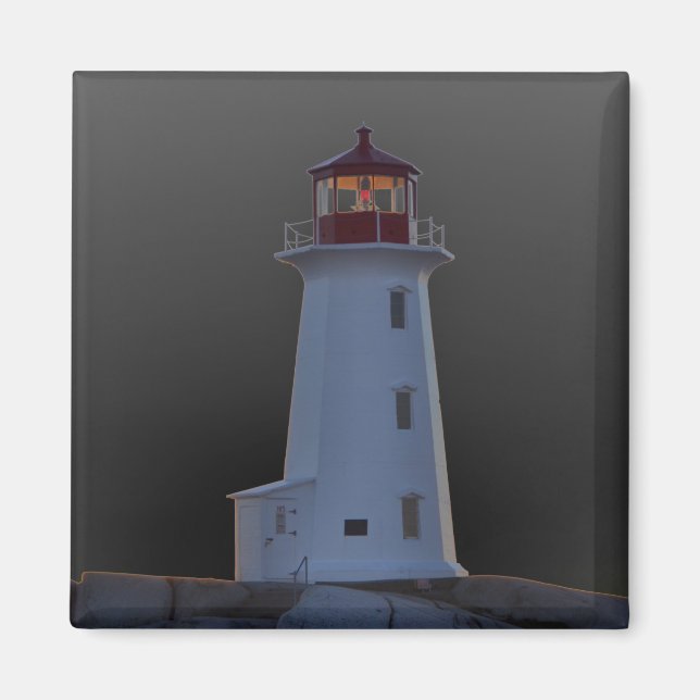 Peggy's Cove  Lighthouse Nova Scotia fridge Magnet (Front)