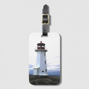 Peggy's Cove  Lighthouse Nova Scotia luggage tag