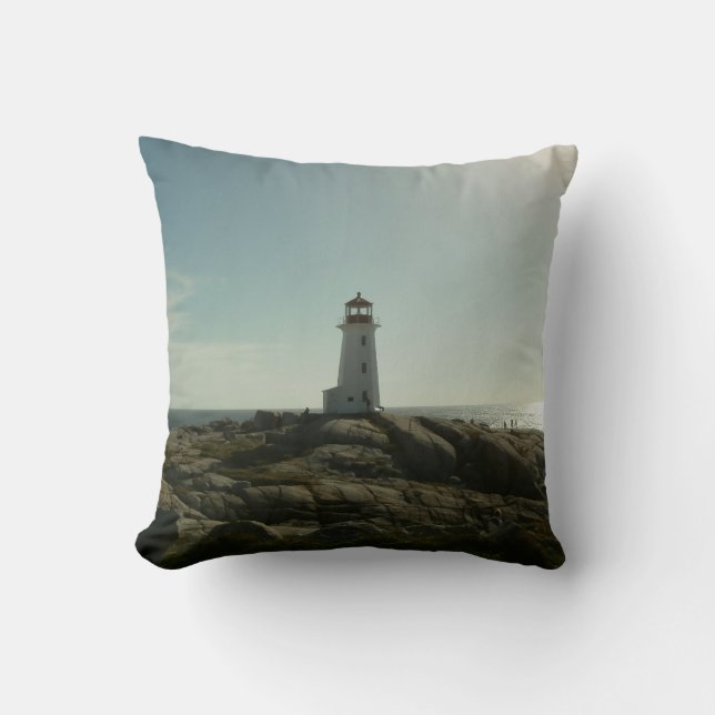 Peggy's Cove Lighthouse Pillow (Front)