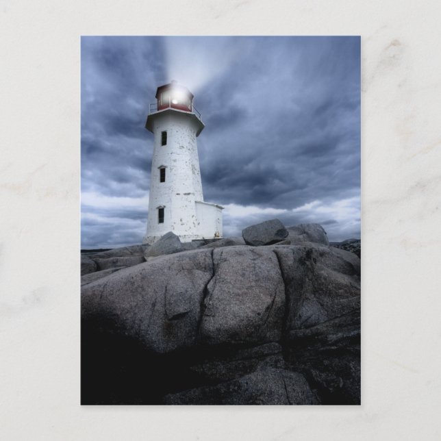 Peggy's Cove lighthouse Postcard (Front)