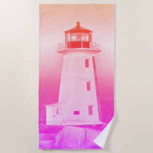Peggy's Cove Lighthouse Route Nova Scotia towel
