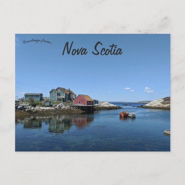 Peggys Cove Nova Scotia Canada Postcard (Front)