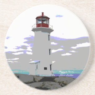 Peggy's Cove Nova Scotia drink Coaster
