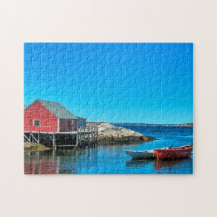 Peggy's Cove Nova Scotia. Jigsaw Puzzle