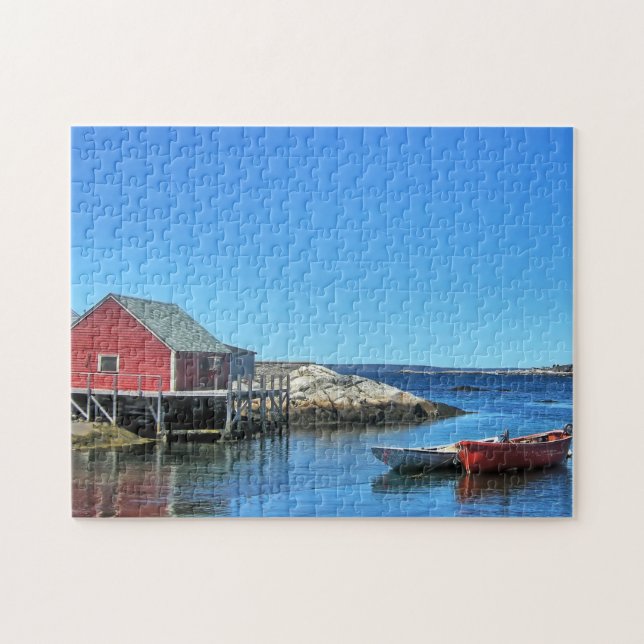 Peggy's Cove Nova Scotia. Jigsaw Puzzle (Horizontal)