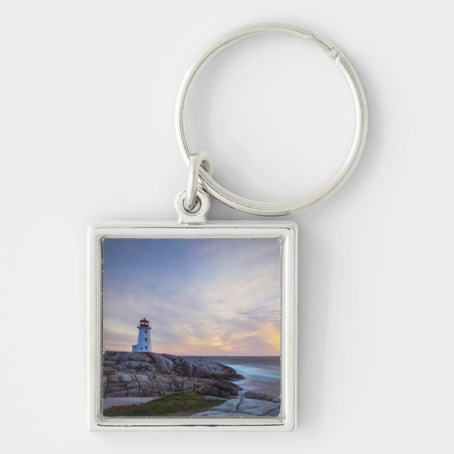 Peggy'S Cove | Nova Scotia Key Ring (Front)