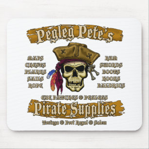 Pegleg Pete's Pirate Supplies Mouse Pad