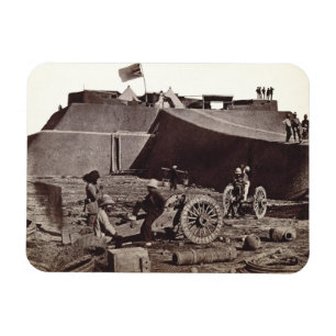 Pehlang Fort, 1860 (albumen silver print) Magnet