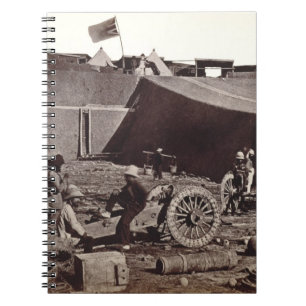 Pehlang Fort, 1860 (albumen silver print) Spiral Notebook