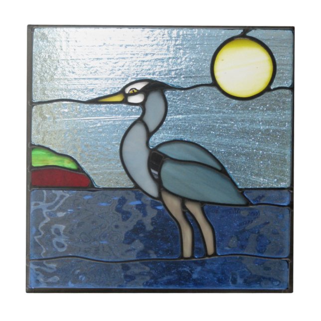 PEI Blue Heron Tile (Front)