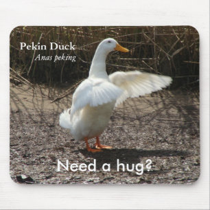 Pekin Duck (Need a Hug?) Mousepad