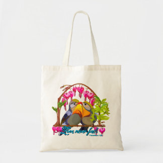 Pekin Robins—Leiothrix Love Never Fails Tote Bag