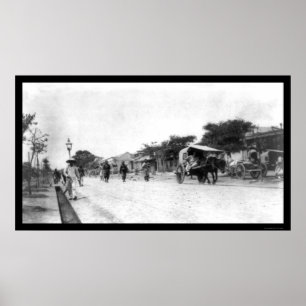 Peking, China Street Scene 1911 Poster