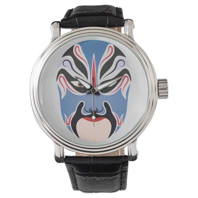 Peking opera makeup Lu Meng Watch (Front)