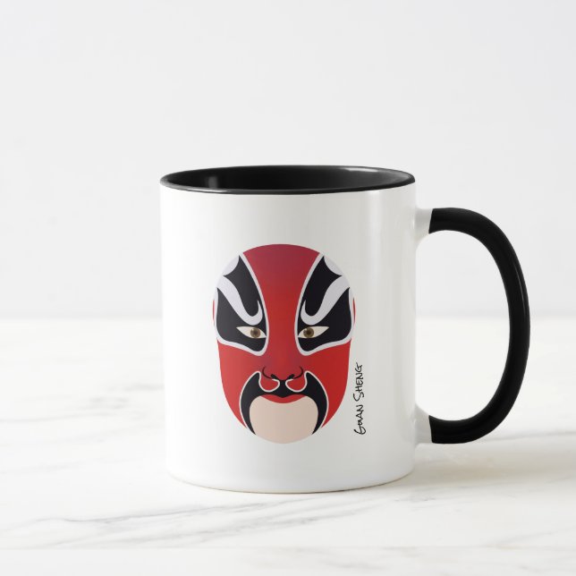 Peking opera makeup mug (Right)