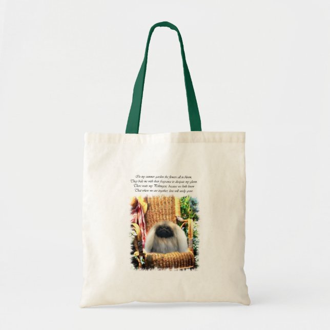 Pekingese Art Gifts Tote Bag (Front)