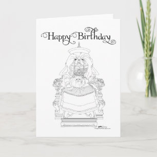 Pekingese Birthday Card