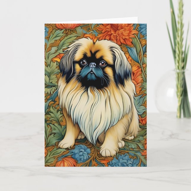 Pekingese Blank Card (Front)