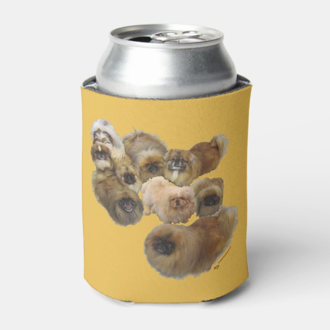Pekingese Can Cooler (Can Front)