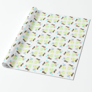 Pekingese Celebration Balloons Wrapping Paper