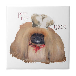 Pekingese Chef - Female Tile
