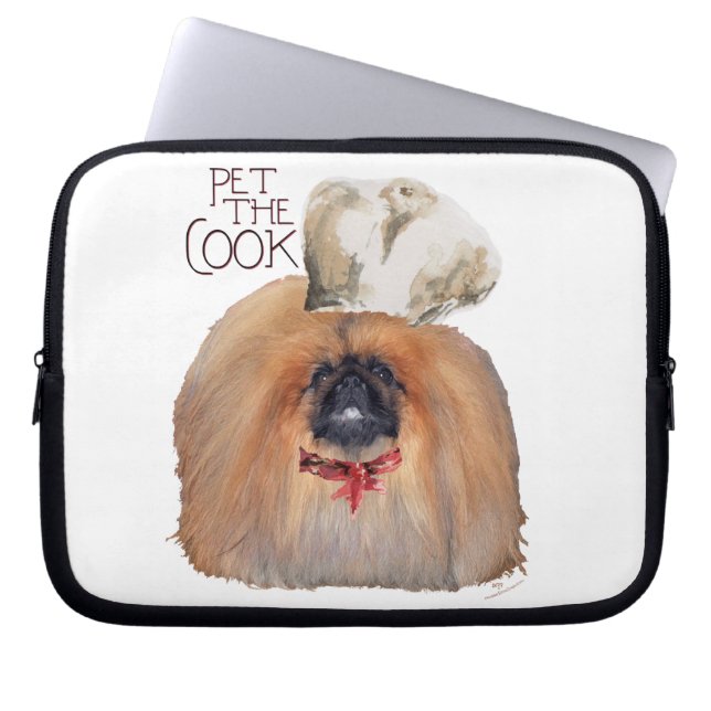 Pekingese Chef - Male Laptop Sleeve (Front)