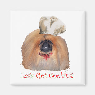 Pekingese Chef - Male Magnet