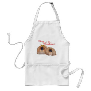 Pekingese Christmas Standard Apron