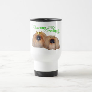 Pekingese Christmas Travel Mug