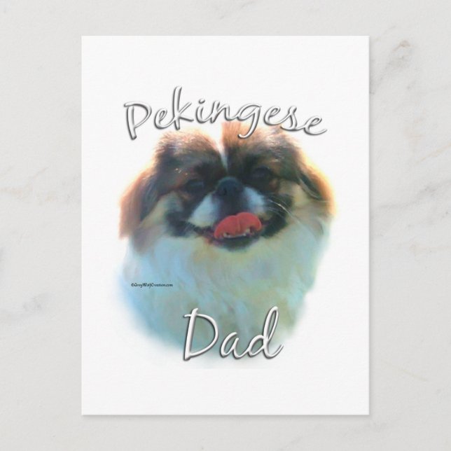 Pekingese Dad 2 Postcard (Front)