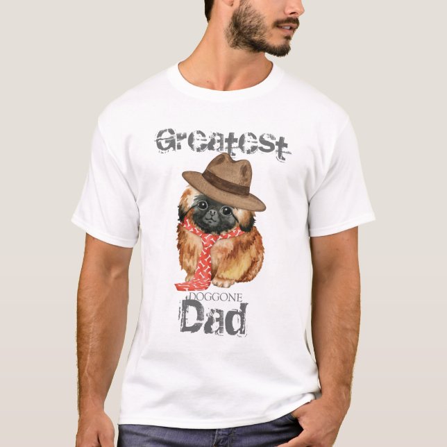 Pekingese Dad T-Shirt (Front)