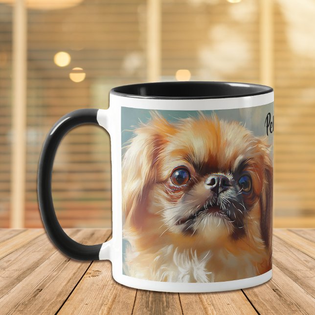 Pekingese Dog Impressionistic Paint Mug (Creator Uploaded)