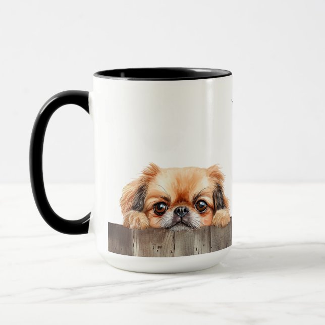 Pekingese Dog Mug (Left)