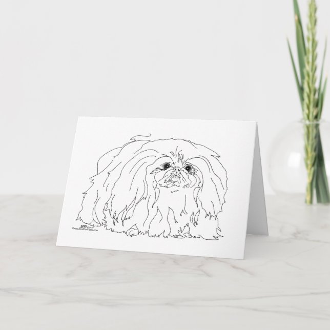 Pekingese Dog Notes (Front)