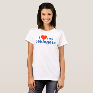 Pekingese dog owner. I Love My Pekingese T-Shirt