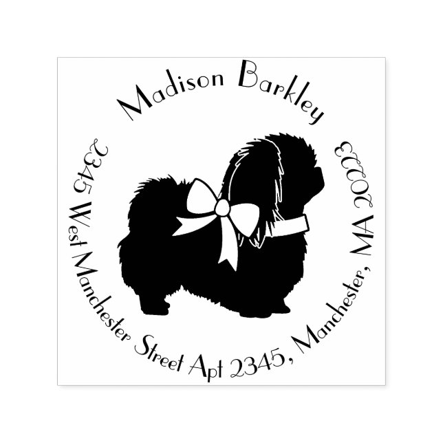 Pekingese Dog Puppy Self-inking Stamp (Design)