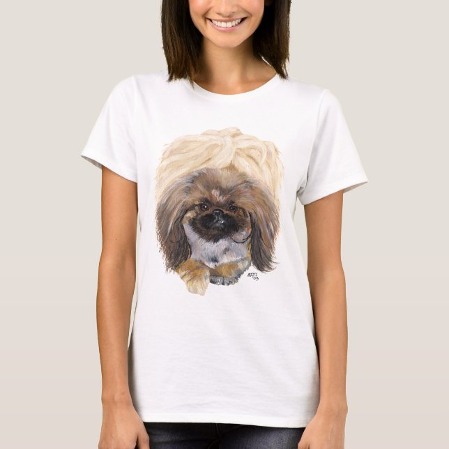 Pekingese Dog T-Shirt (Front)