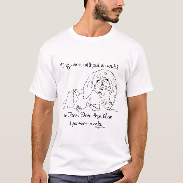 Pekingese Dog T-Shirt (Front)