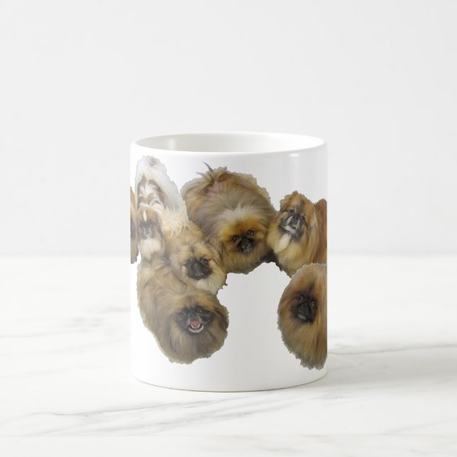 Pekingese Group Coffee Mug (Center)