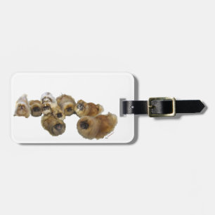Pekingese Group Luggage Tag