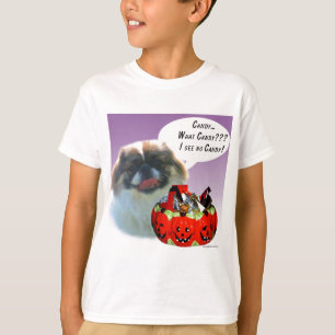 Pekingese Halloween Candy T-Shirt