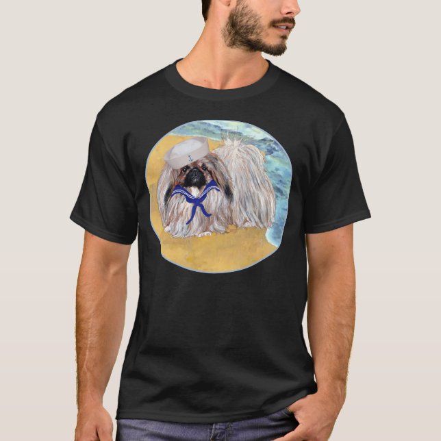 Pekingese in Sailor Suits T-Shirt (Front)