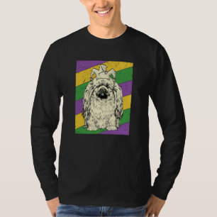 Pekingese Jester Mardi Gras Dog Mom or Dad T-Shirt