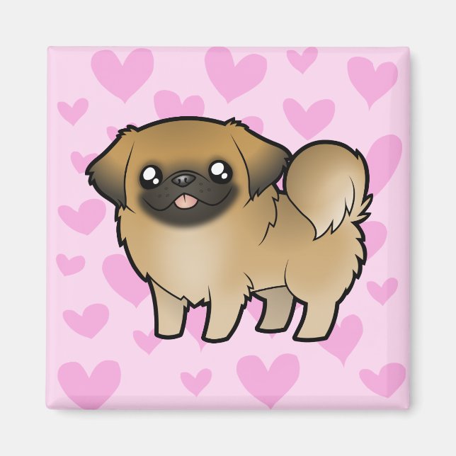 Pekingese Love (puppy cut) Magnet (Front)