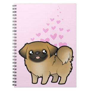 Pekingese Love (puppy cut) Spiral Notebook
