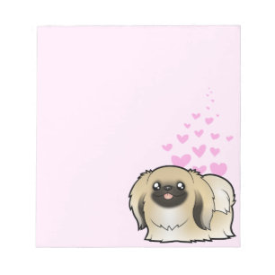 Pekingese Love (show cut) Notepad