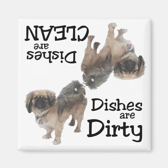 Pekingese Lovers Dishwasher Magnet (Front)